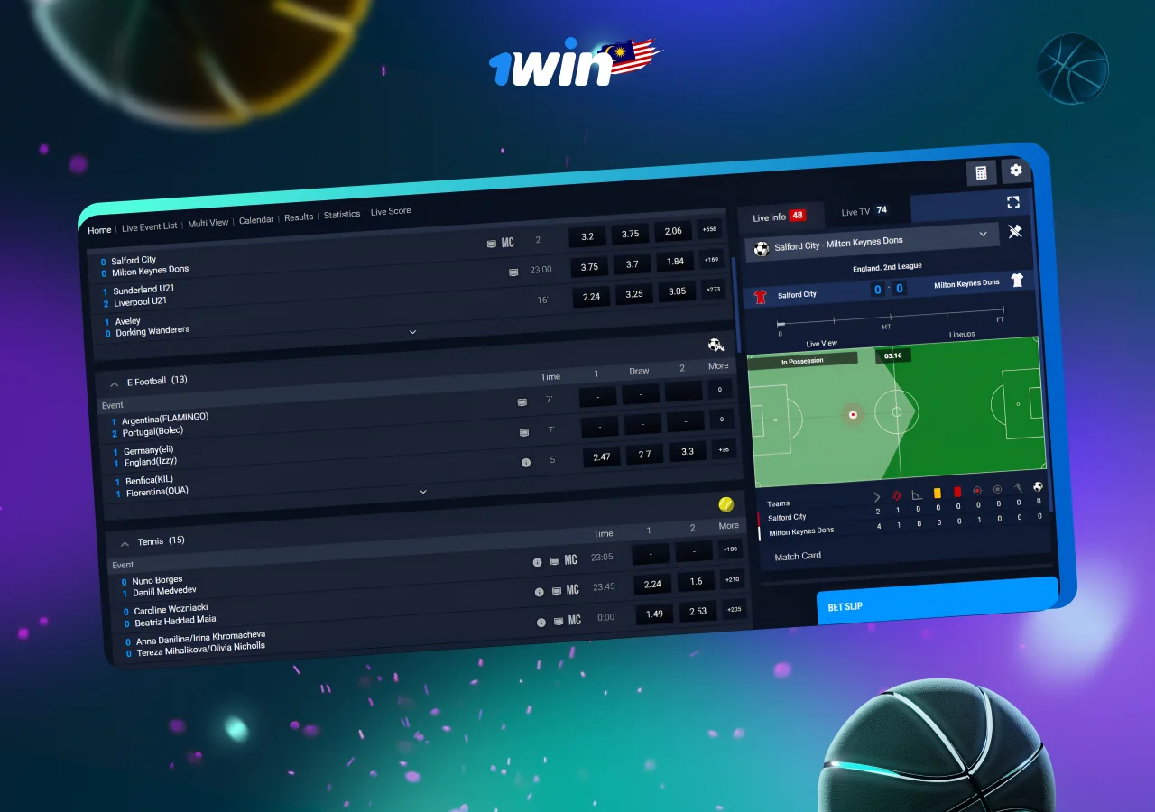 pertaruhan sukan 1win